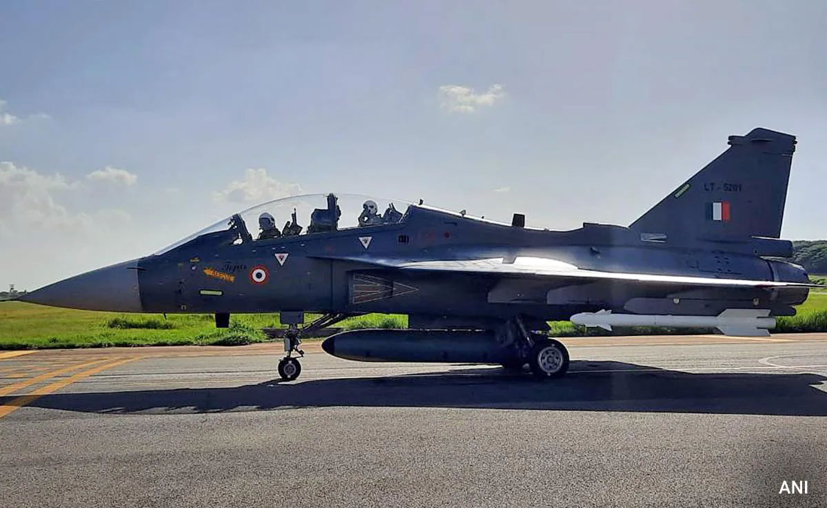 Indian Air Force Receives Twin-Seater Trainer Version Of LCA Tejas From HAL