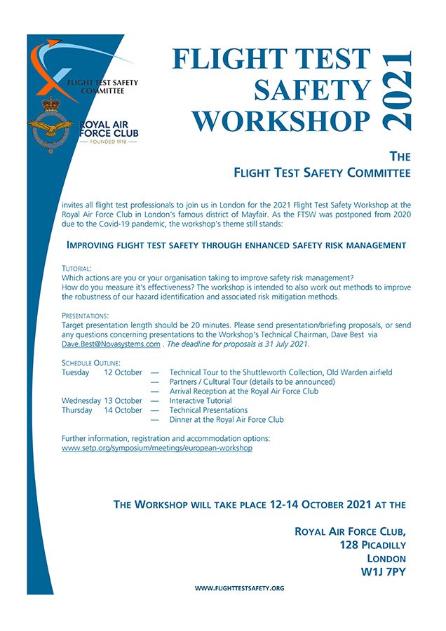 2021 European Flight Test Safety Workshop