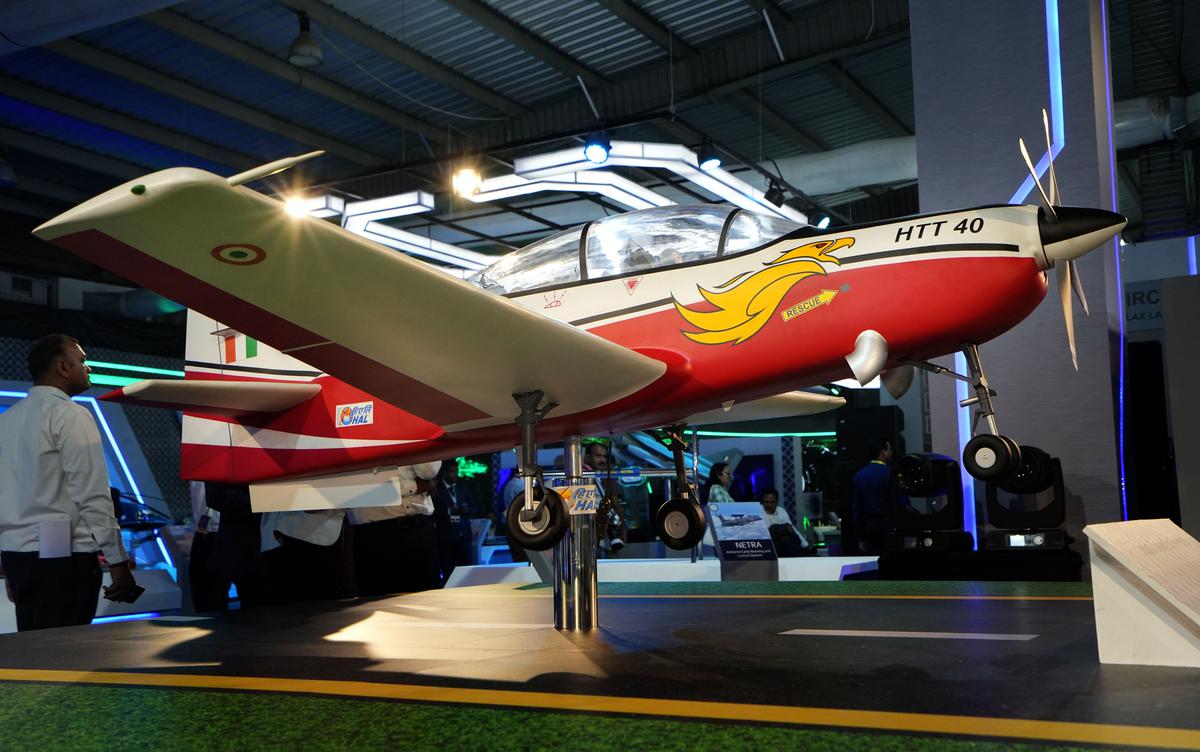 IAF-HAL conclude ₹6,800 crore contract for 70 HTT-40 trainer aircraft