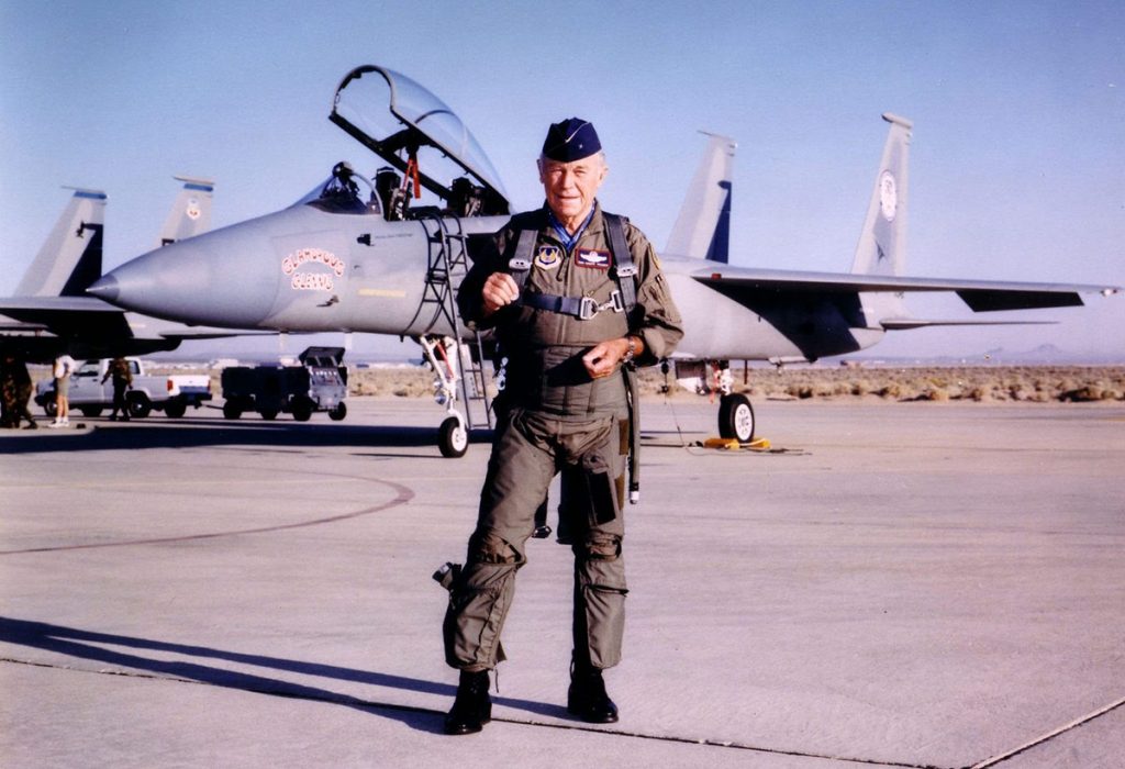 "Last Flight" of Brig Gen Charles E. Yeager, USAF (Ret) (F)